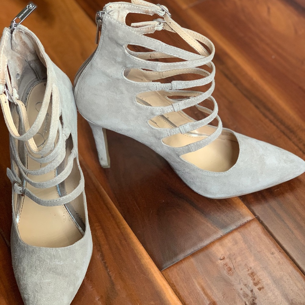 Suede Jessica Simpson 3.5 inch heels